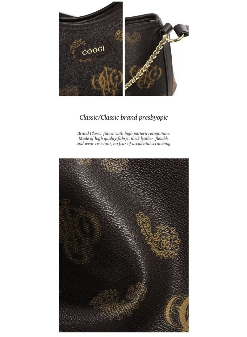 COOGI genuine new crossbody bag for work-wear, women's bag, light luxury, high-end single shoulder bag - Image 5