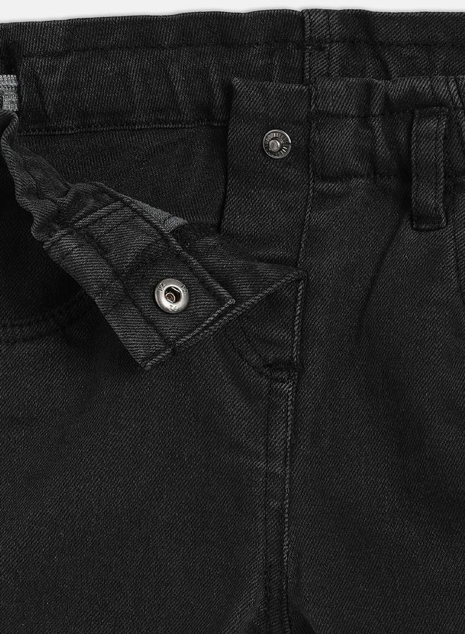 MINIKLUB Girls Denim Shorts with Frayed Hem - Image 4