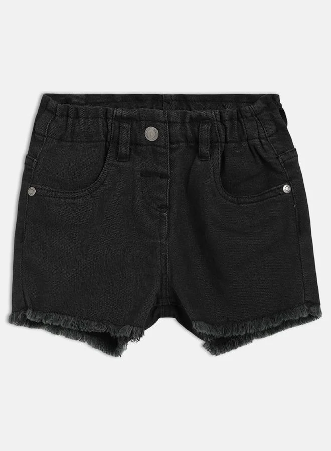 MINIKLUB Girls Denim Shorts with Frayed Hem