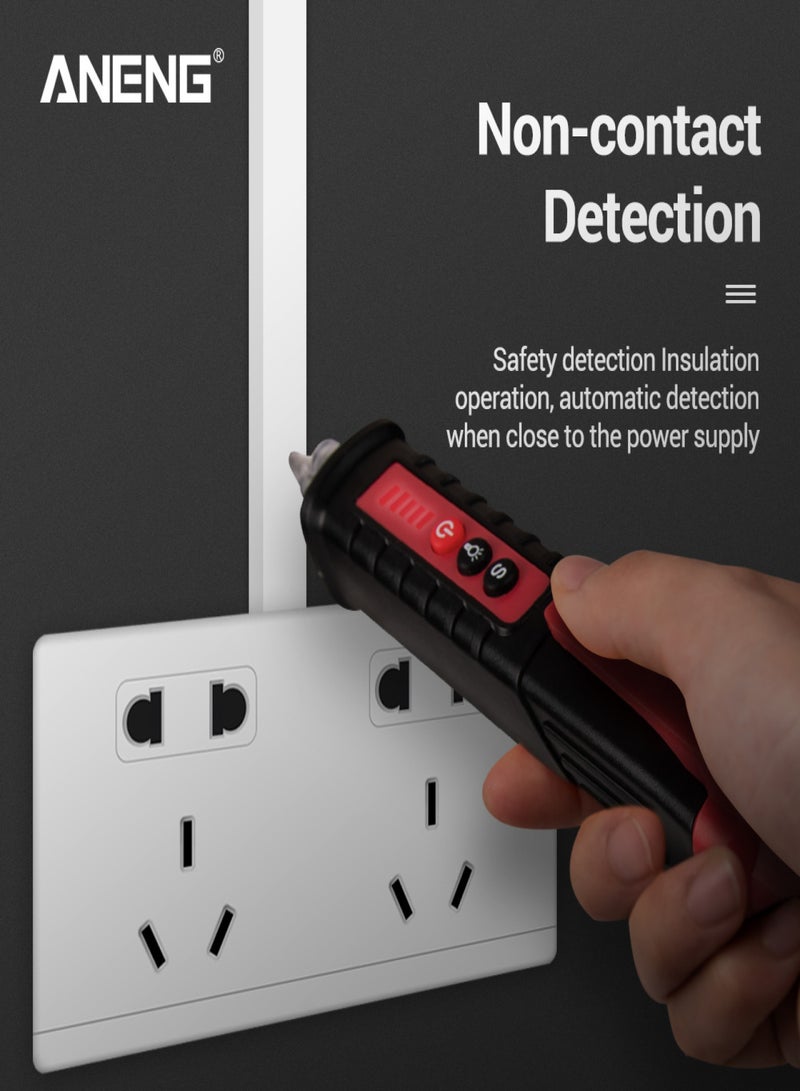 ANENG ANENG VD802 Non-contact AC Voltage Detector Tester Meter 12V-1000v Pen Style Electric Indicator LED Outlet Voltage Dectetor Sensor Wit - Image 5