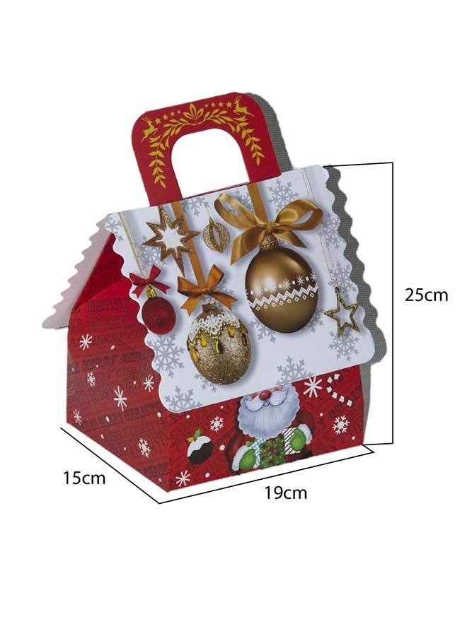 4-Piece Gift Box For Christmas 25X15X19Cm Size Assorted Designs - Image 2