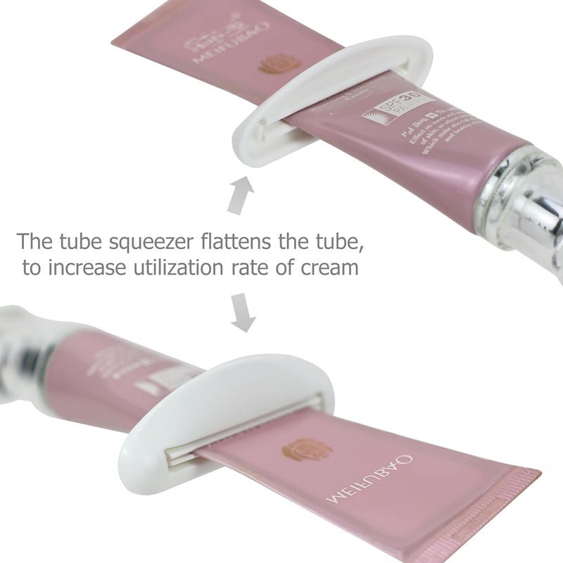 EIKS 6 Sets Tube Squeezer Clip for Toothpaste, Hand Cream, Paint Tube, Cosmetics, Easy Press & Reduces Waste - Image 5
