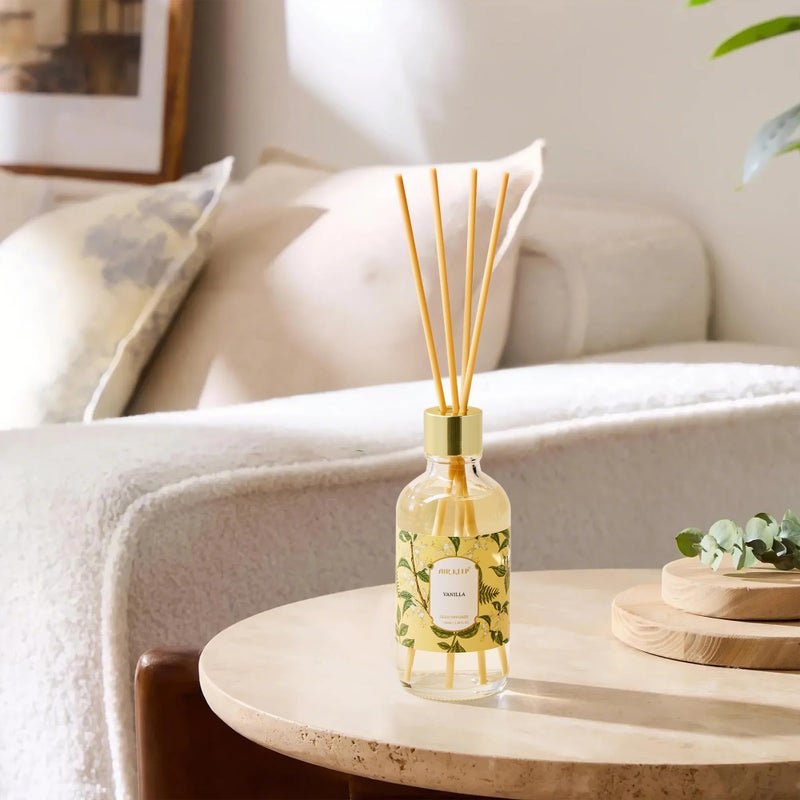 Airkeep Reed Diffuser Oil Set with Reed Sticks,Vanilla Aromatherapy Oil Scent Diffuser for Home Office Bathroom Decoration Perfume and Gifts 3.38 oz/100ml - Image 5