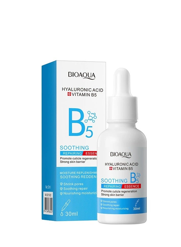 BIOAOUA B5 Pure Hyaluronic Acid Face Serum with Vitamin B5, Anti-Aging Serum to Eliminate Fine Lines and Wrinkles, Plumps and Repairs Dry Skin, Safe for Sensitive Skin, Moisturizing Face Serum (30ml) - Image 1