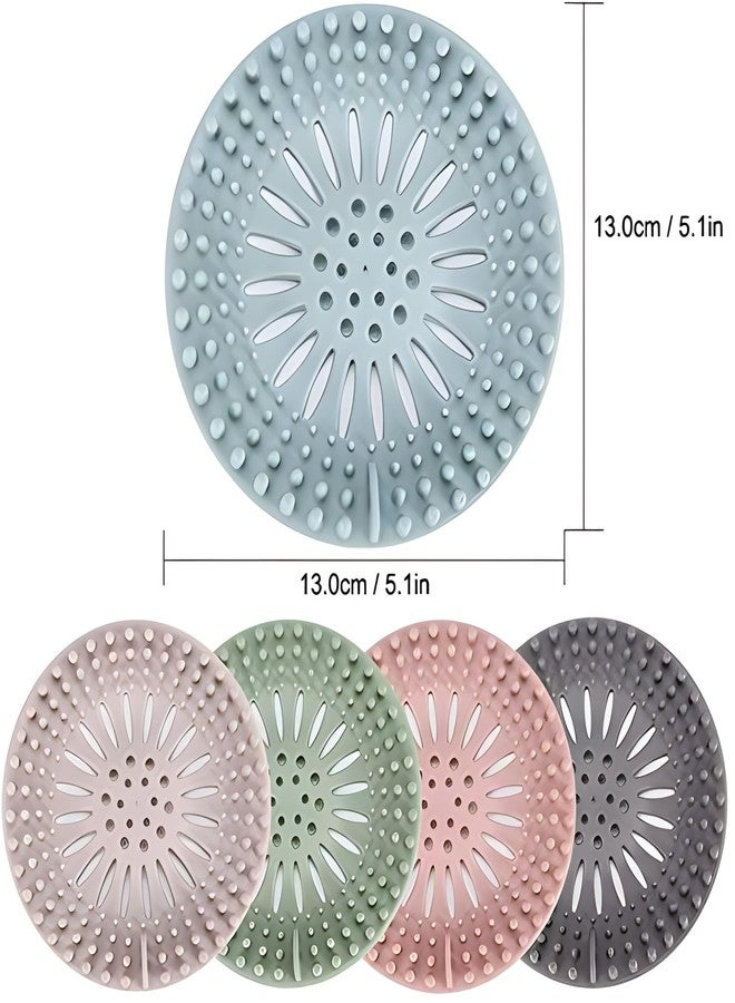 HKD Hair Catcher for Bathroom Drain Durable Silicone Hair Stopper Shower Drain Cover for Bathroom and Clean Suit for Bathroom Drainage Cover and Kitchen Sink Cover 3 Pcs Set - Image 4
