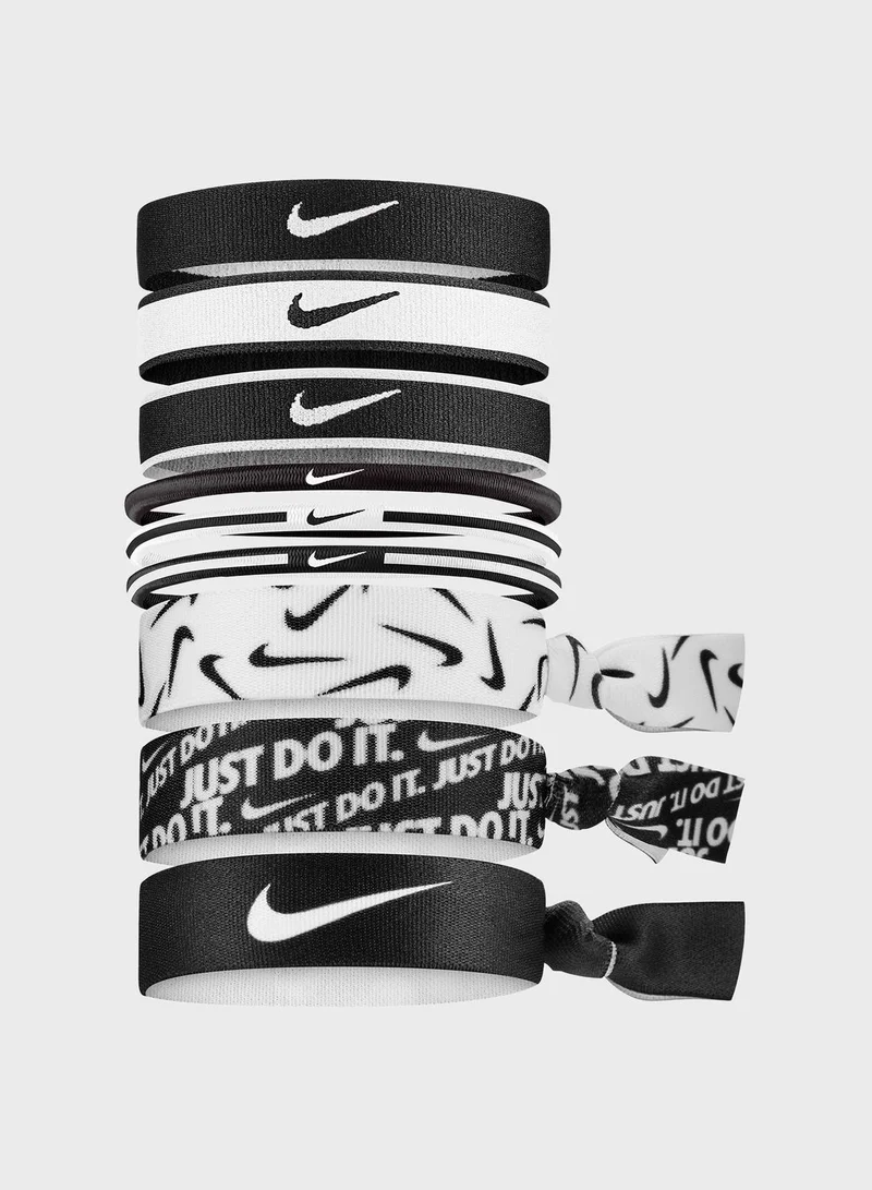 Nike 9 Pack Mixed Hairbands