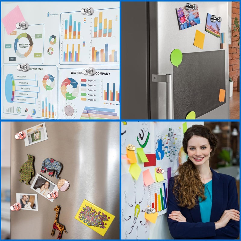 LOVIMAG Fridge Magnets 25Pcs Refrigerator Whiteboard Small Strong Magnet Classroom Kitchen Accessories Decorative Locker Set Decor Must Haves Office Calendar Refrigerador Magnetic Cute Crafts - Image 2