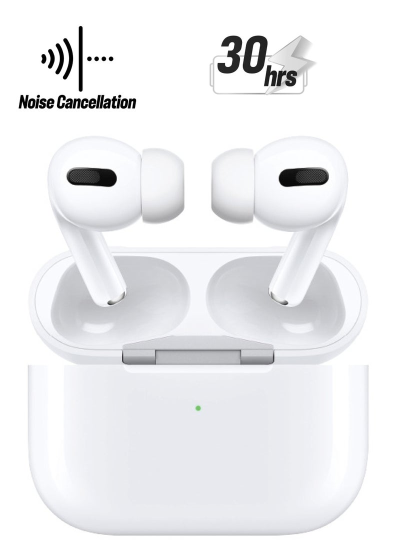 Totu Wireless Stereo Earbuds Bluetooth 5.0, Hand Free Call, Lightweight Comfort Fit Headphones, White  - Image 1