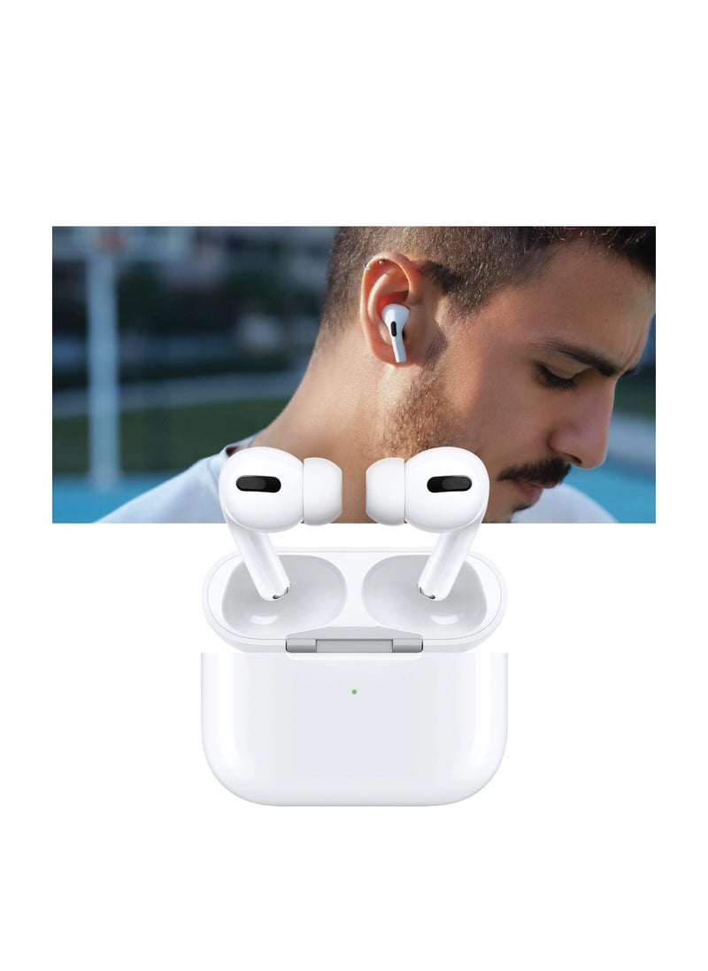 Totu Wireless Stereo Earbuds Bluetooth 5.0, Hand Free Call, Lightweight Comfort Fit Headphones, White  - Image 4