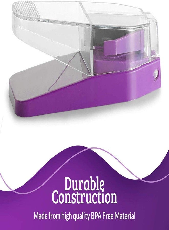 MEDca Pill Splitters and Pill Cutters - (Pack of 2) with V- Grip for Big and Small Medications - Easily Cut Pills, Splitter | Cutter with Pill Holder Case - Image 3