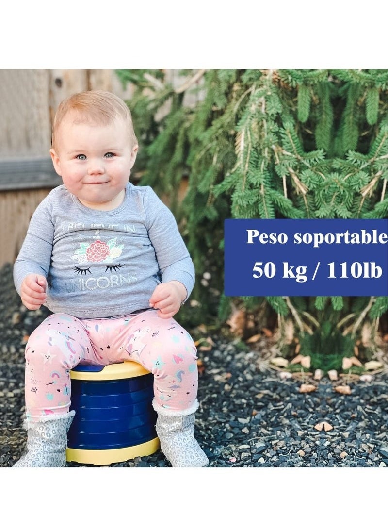 Gonice Children's Folding Toilet,Portable Potty for Kids Toddlers,Foldable Travel Potty,Potty Folding Toilet,Portable Travel Folding Potty  - Image 2