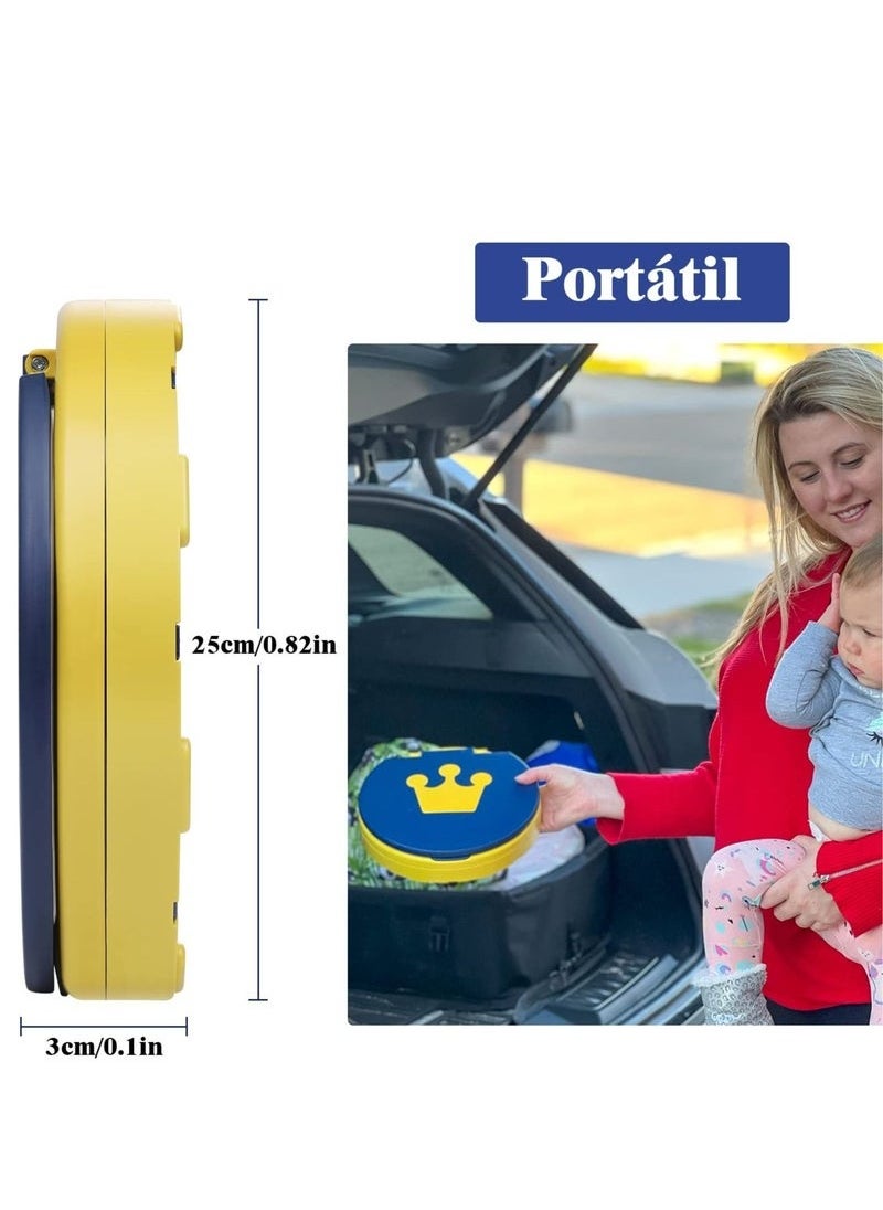 Gonice Children's Folding Toilet,Portable Potty for Kids Toddlers,Foldable Travel Potty,Potty Folding Toilet,Portable Travel Folding Potty  - Image 3