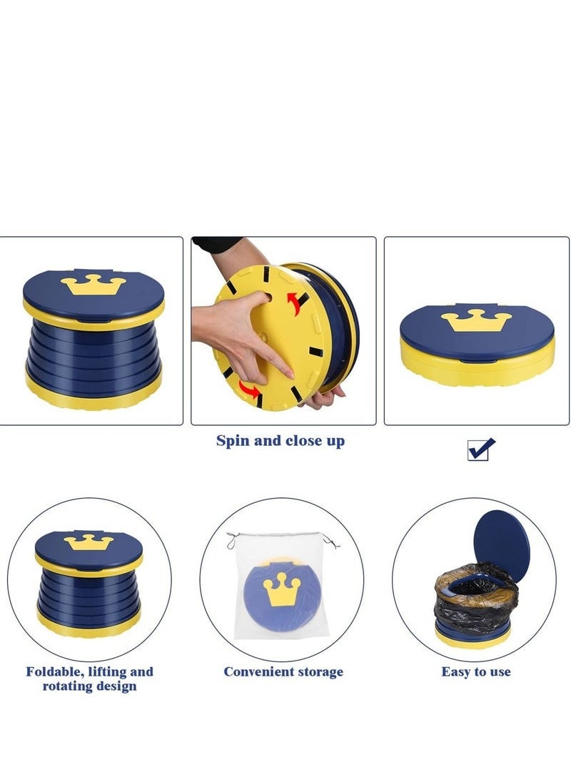 Gonice Children's Folding Toilet,Portable Potty for Kids Toddlers,Foldable Travel Potty,Potty Folding Toilet,Portable Travel Folding Potty  - Image 4