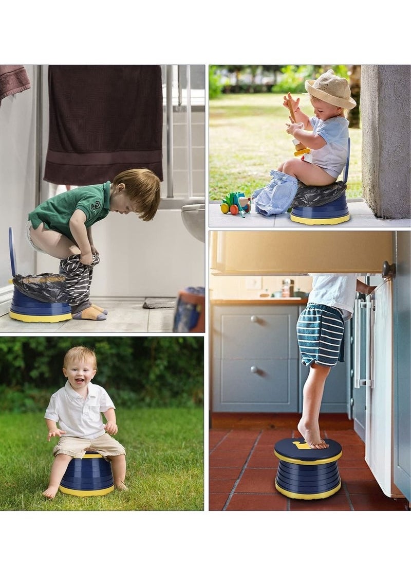 Gonice Children's Folding Toilet,Portable Potty for Kids Toddlers,Foldable Travel Potty,Potty Folding Toilet,Portable Travel Folding Potty  - Image 5