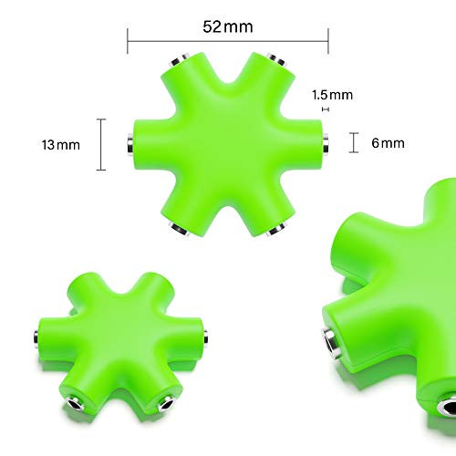 ExcelValley إكسل فالي - موزع كابل باتش مونو - TS 3.5 مم 1/8" - سينثيزر يوروراك [أخضر] - Image 2