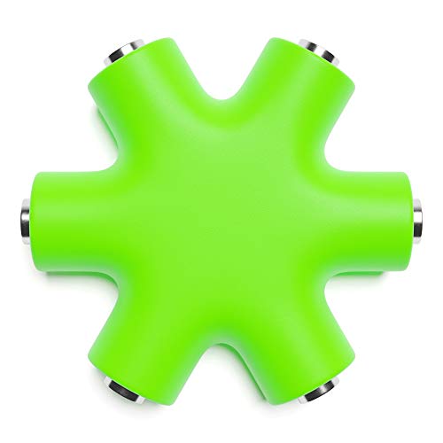 ExcelValley إكسل فالي - موزع كابل باتش مونو - TS 3.5 مم 1/8" - سينثيزر يوروراك [أخضر] - Image 4