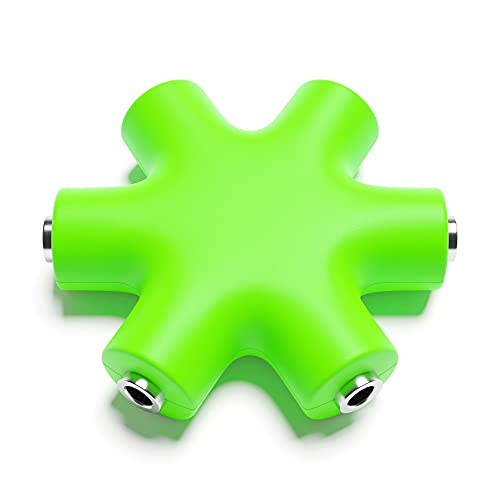 ExcelValley إكسل فالي - موزع كابل باتش مونو - TS 3.5 مم 1/8" - سينثيزر يوروراك [أخضر] - Image 1