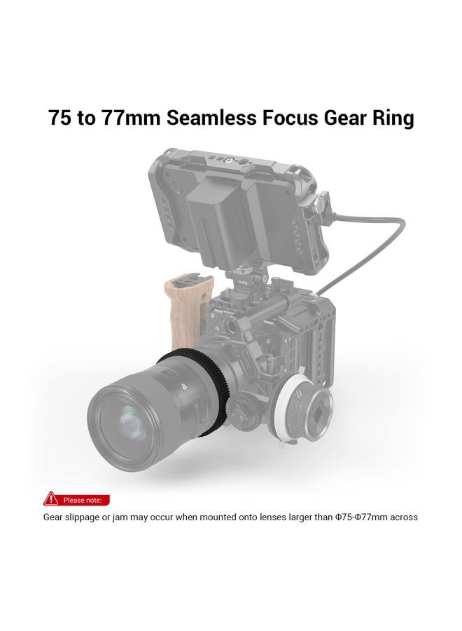 SmallRig Seamless Focus Gear Ring (75mm to 77mm) - 3294 - Image 3