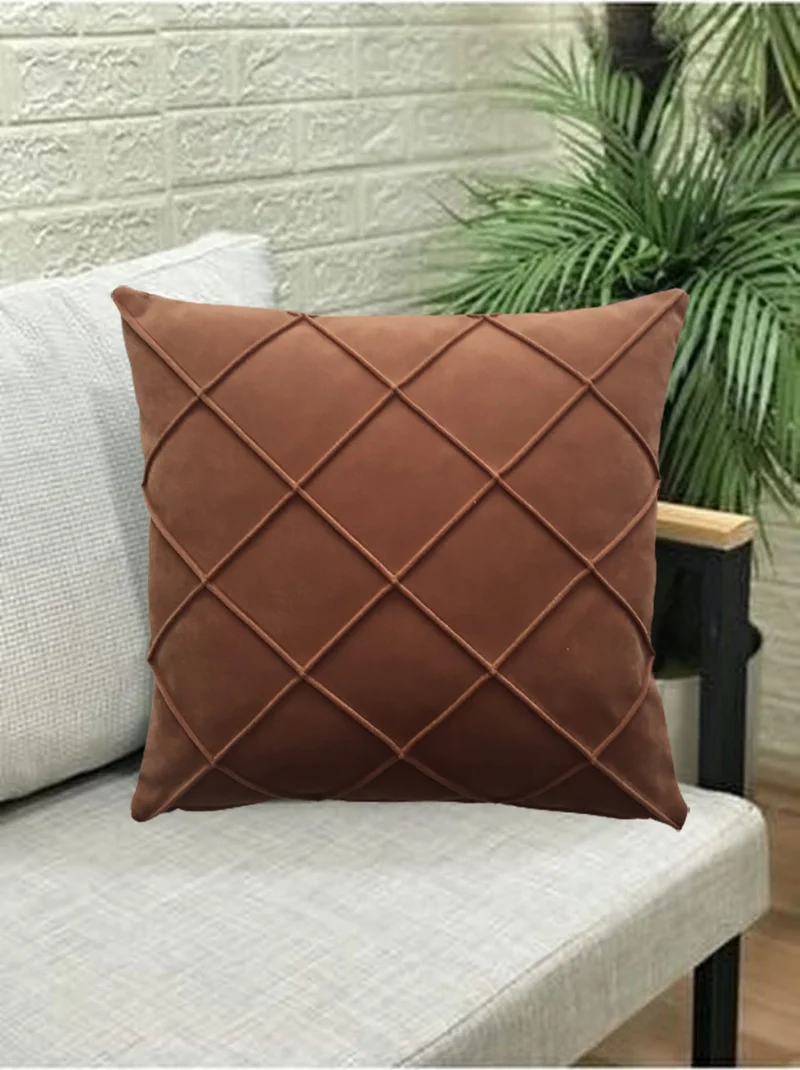 Nisahometeks Stain Resistant Erasable Quilted Throw Pillow Case