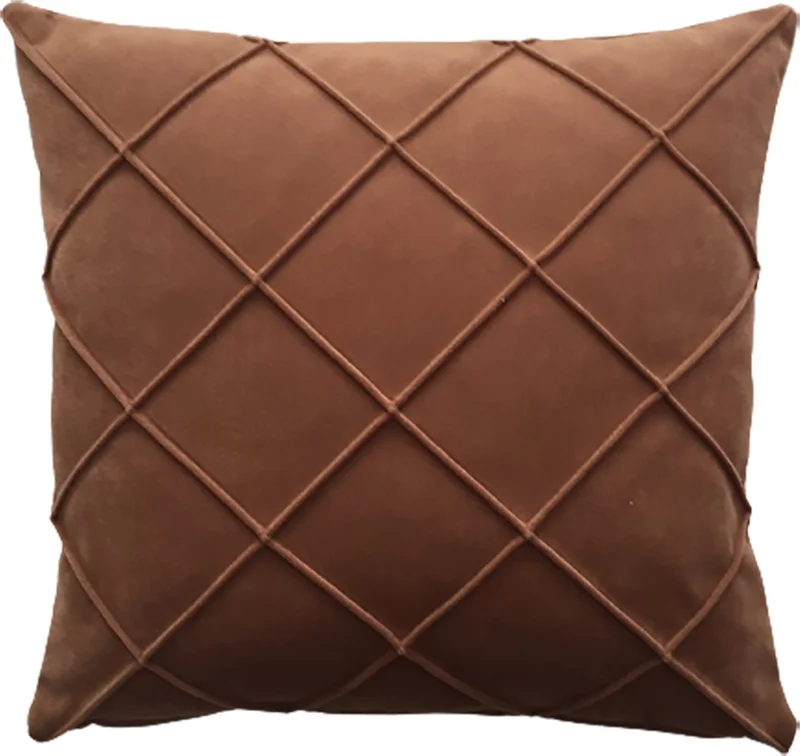 Nisahometeks Stain Resistant Erasable Quilted Throw Pillow Case