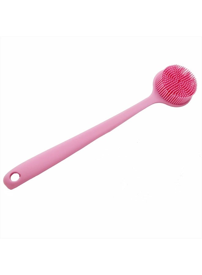 CINLITEK Silicone Body Scrubber, Long Handle Back Scrubber for Shower, Silicone Body Brush Shower Scrubber for Body, Shower Srush Back Brush Body Exfoliator - Image 1