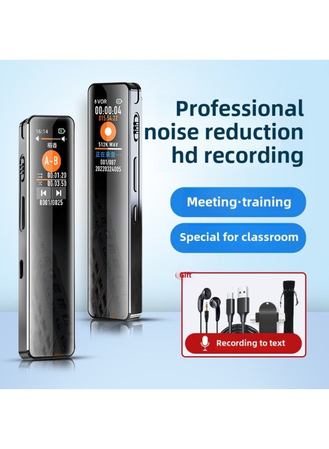 Portable Professional High-definition Noise Reduction Recorder Can Be Converted Into Text For Students To Use In Class With Super Long Standby-Body Color:(apple) # Take The Photo And Send It Out-Memory Capacity:32GB [free Headphones + 3-year Warranty + Free Text Transfer + Universal For Mobile Phones And Computers]?  - Image 1
