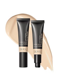 JEMPET Matte Tinted Moisturizer Foundation Primer  2IN1 Hydrating Tinted Cream  Dewy Finish Cream Foundation and Lightweight Face Primer 01 30ml 