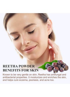 Nuerma Science Reetha Powder Natural Organic For Moisturizes Healthy Skin (100 Gm)  - Image 3
