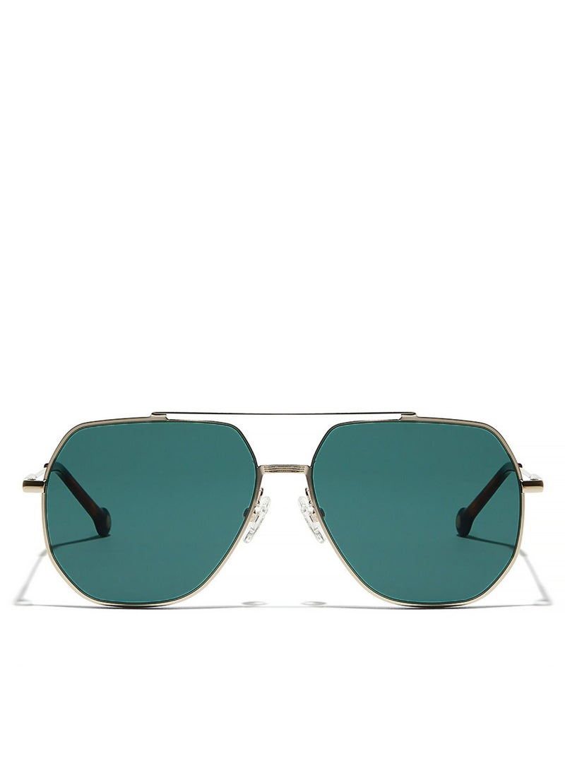 30Sundays HOT SHOT Men Green Sunglasses - Frame Material: Metal - Lens Color: Green- Frame Color: Gold - Full Rim - Image 1
