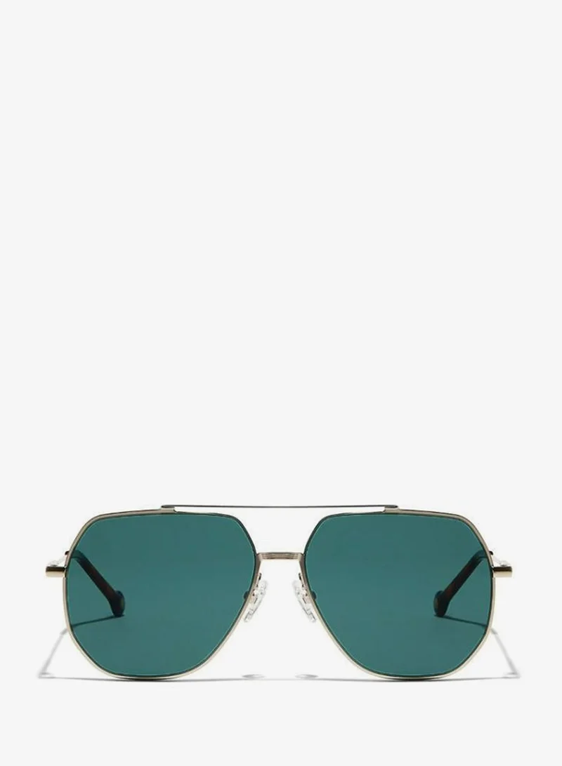 30Sundays HOT SHOT Men Green Sunglasses - Frame Material: Metal - Lens Color: Green- Frame Color: Gold - Full Rim