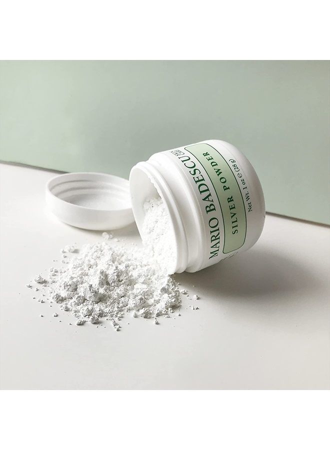 MARIO BADESCU Silver Powder Pore Mask for Oily Skin, Facial Pore Cleansing Mask Formulated with Kaolin Clay & Zinc Oxide, Nose Blackhead Remover Mask, 0.56 Ounce - Image 5
