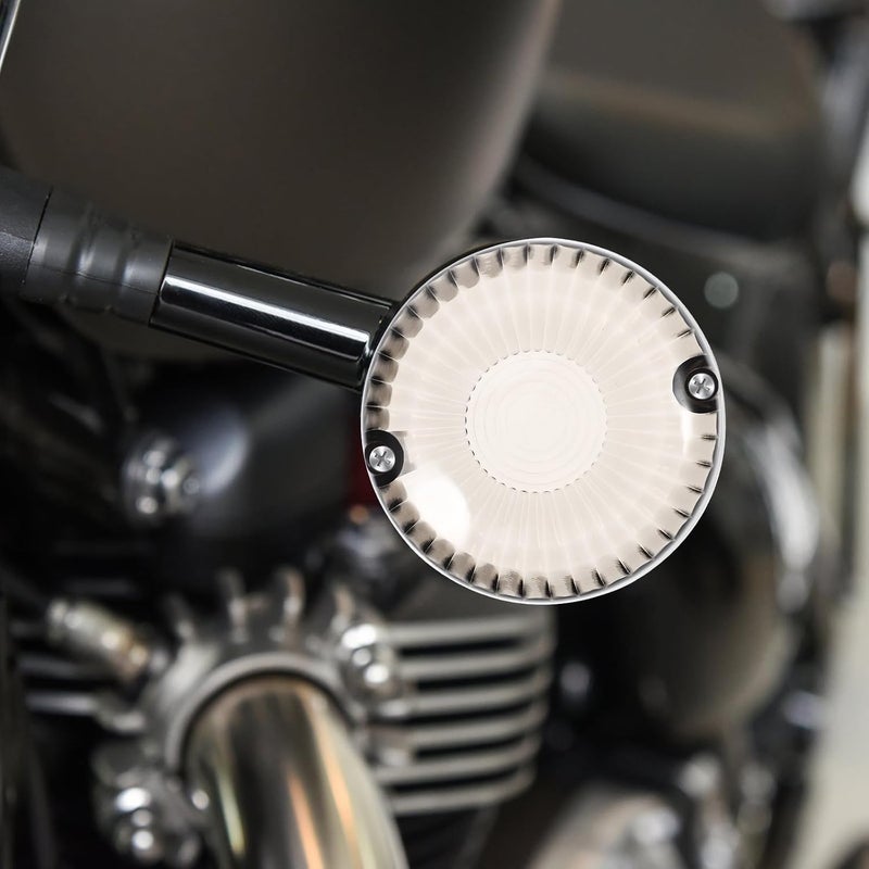 Compact design Motorcycle Turn Signal Lens Covers 2pcs Smoke Tint Signal Light Shield Compatible with V-Star 650 Cruiser Motorbike Light Accessories Wide range expanded design - Image 5