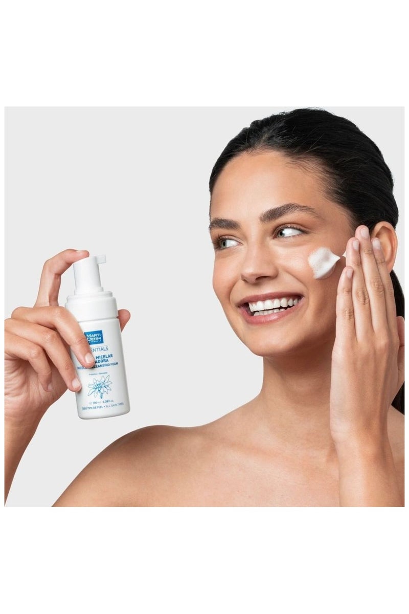 Martiderm Essentials Micellar Cleansing Foam for All Skin Types 100ml - Image 3