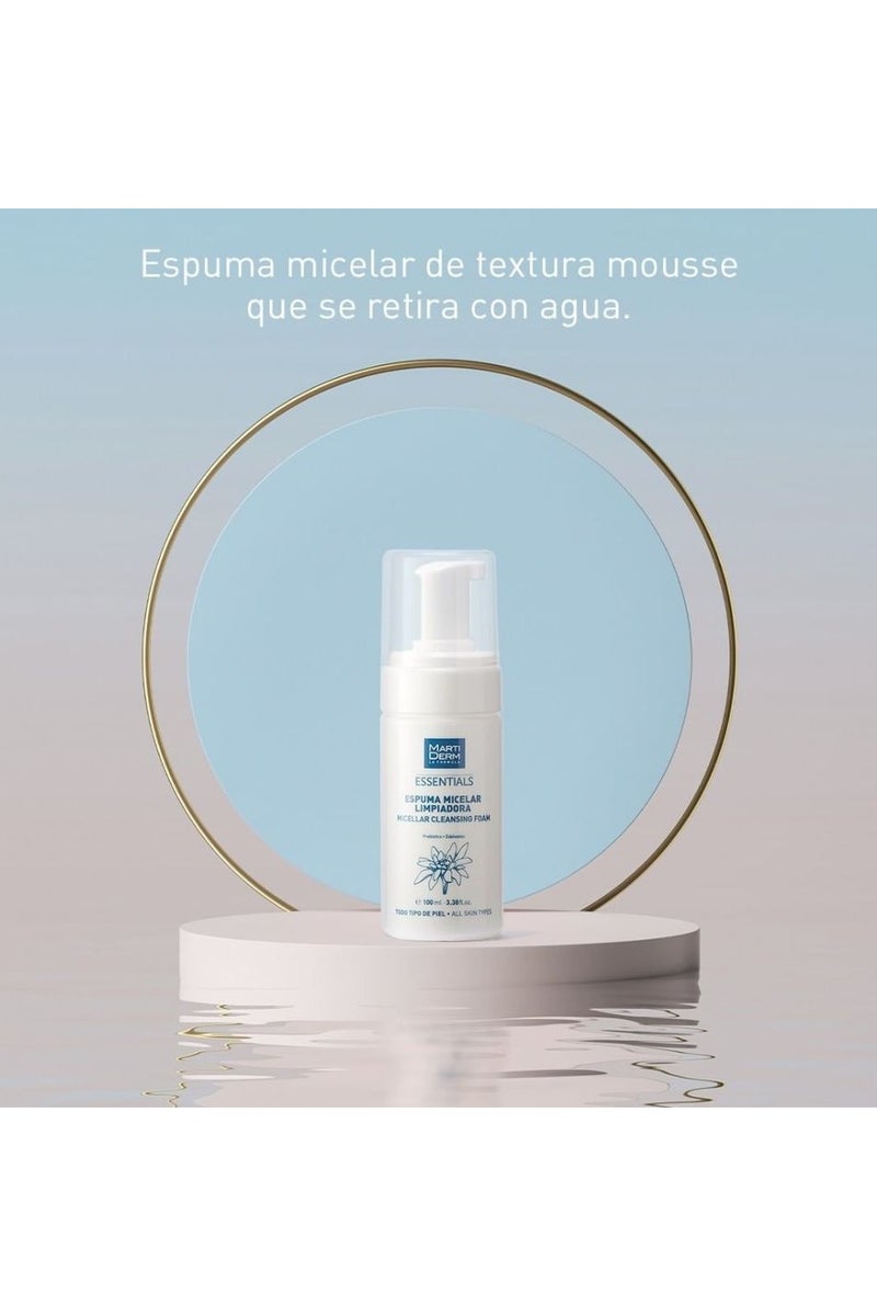 Martiderm Essentials Micellar Cleansing Foam for All Skin Types 100ml - Image 4