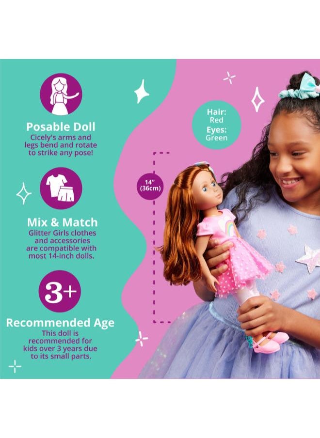 B. Toys - Birthday Doll – 14 Inch from Glitter Girls - Image 1