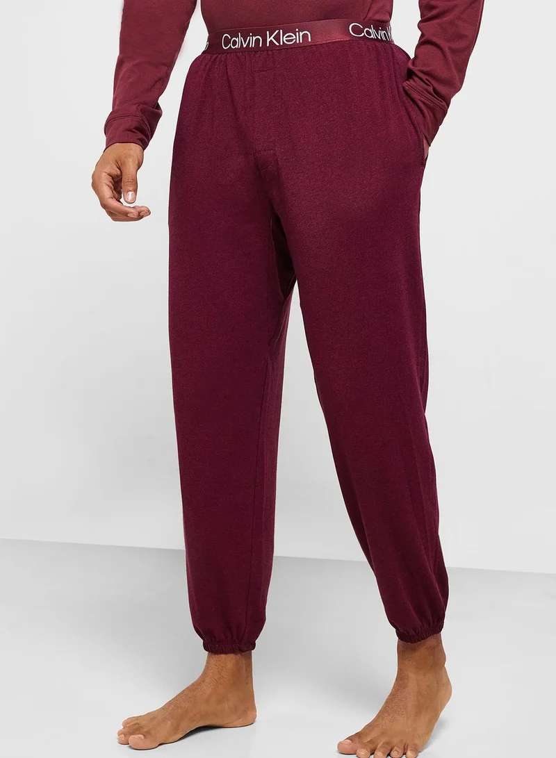 CALVIN KLEIN Logo Crew Neck T-Shirt And Jogger Set
