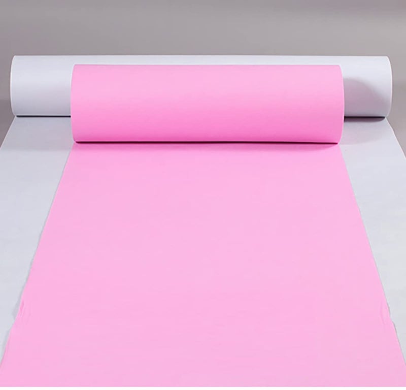 HUAHOO Pink Aisle Runners Wedding Carpet Rugs for Step and Repeat Display, Ceremony Parties and Events Indoor or Outdoor Decoration 2ft Wide x 15 ft Long - Image 1