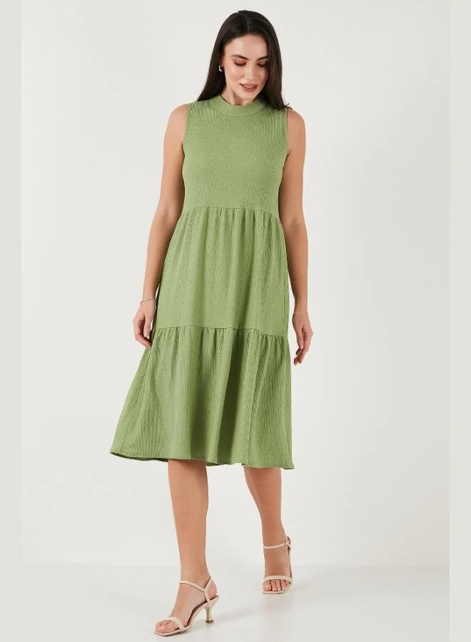 Lela Lela Regular Fit Sleeveless Midi Dress Women's DRESS 5869008