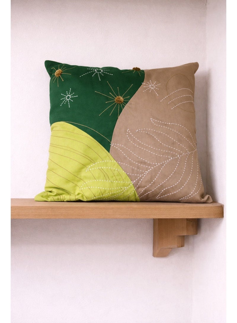 تى ام هوم طقم كوشن فاخر 3 قطع من TM HOME – بدون حشو داخلي – قطن طبيعي 100% مطرز يدويًا – تصميم أنيق يضيف لمسة راقية لديكور المنزل - Image 2