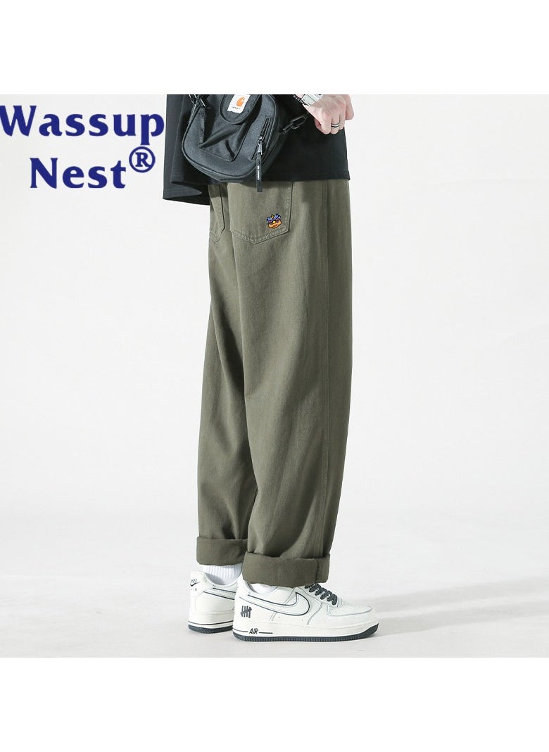 WASSUP NEST - New WASSUP NEST Fashion Straight Casual Pants - Image 1