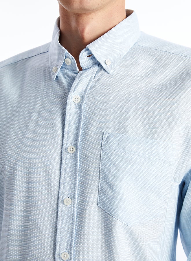 LC WAIKIKI Regular Fit Long Sleeve Men's Shirt - Image 3