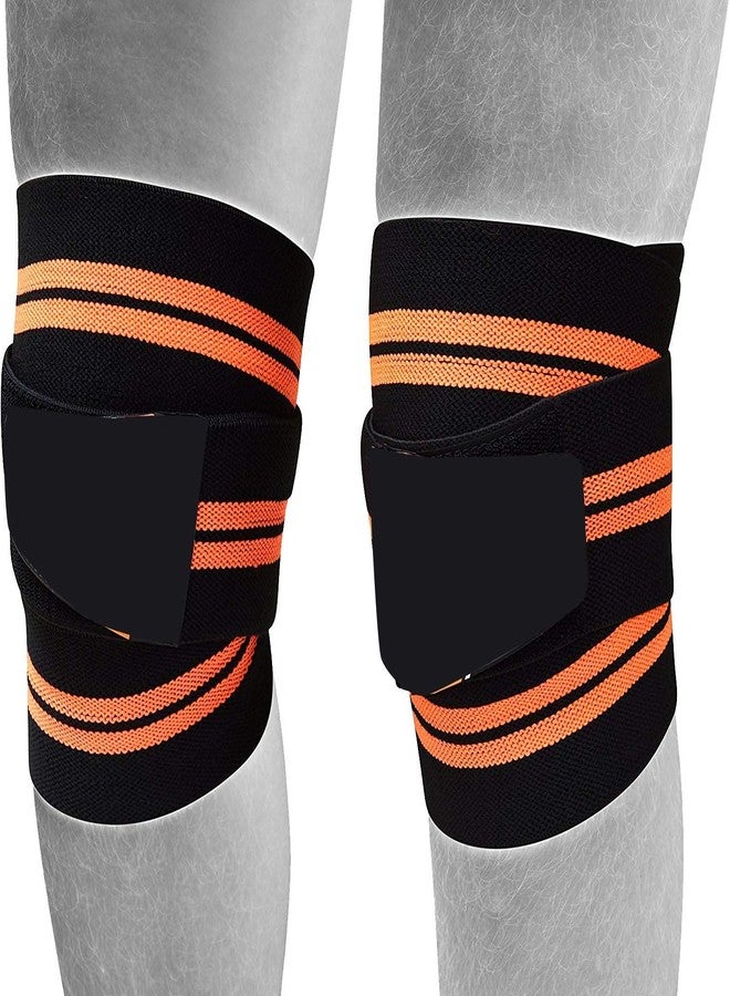 Massive Speed System XPEED Line Knee Cap Wrap Support for Knee Men Weight Lifting Knee Support Wrap for Squats Knee Brace Sleeve Adjustable Wrap Gym Wrap Workout Home Fitness & Sports Training - Image 5