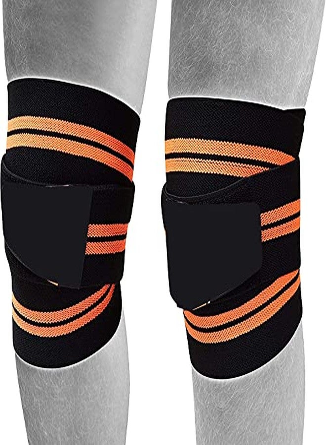 Massive Speed System XPEED Line Knee Cap Wrap Support for Knee Men Weight Lifting Knee Support Wrap for Squats Knee Brace Sleeve Adjustable Wrap Gym Wrap Workout Home Fitness & Sports Training - Image 3
