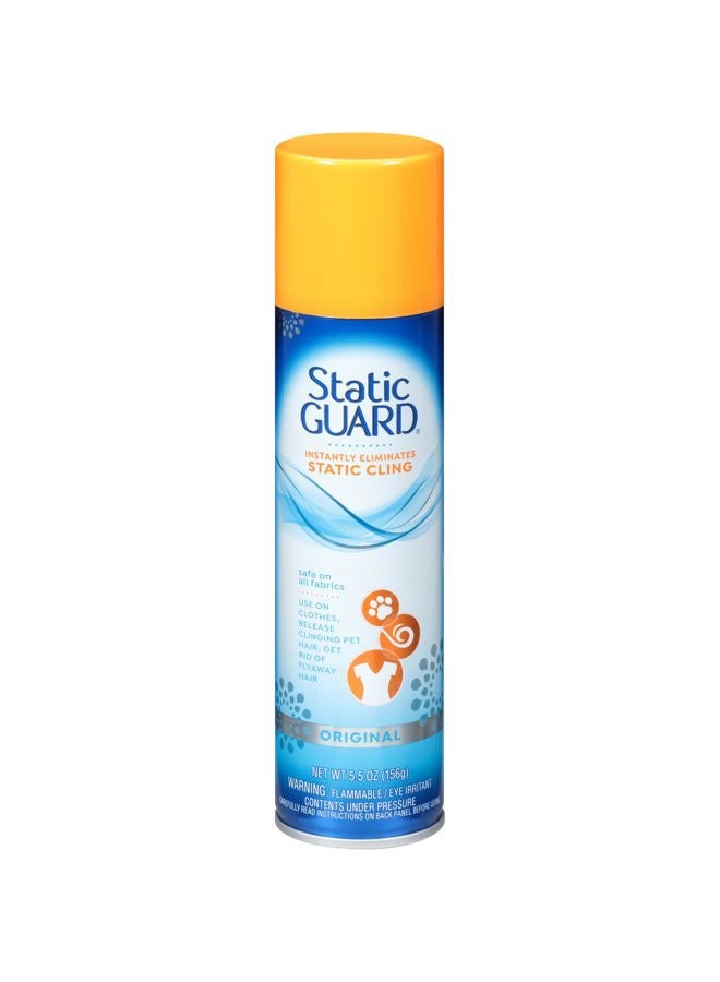 Static GUARD Fabric Spray, Original Scent, 5.5 Ounce Can - Image 1