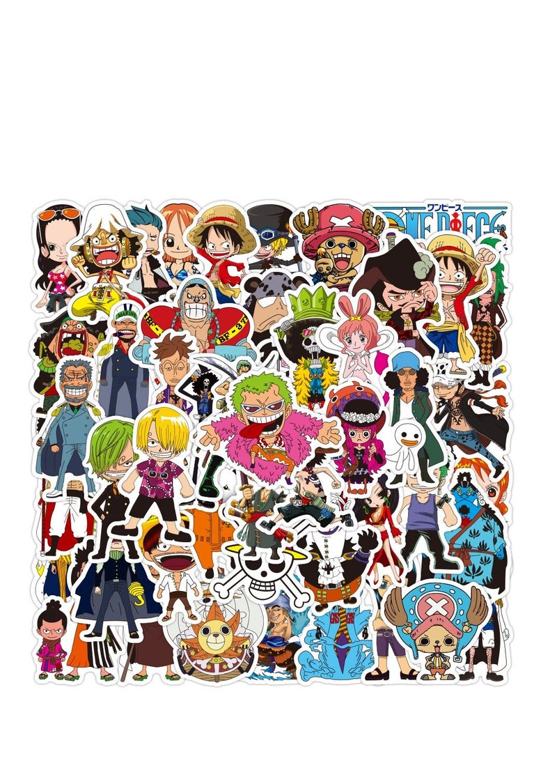 Y&D 48-Piece Laptop Anime Waterproof Stickers 60 x 90cm - Image 1