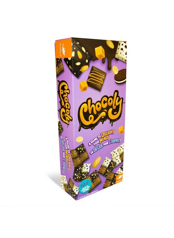 FoxMind Games: Chocoly A Calorie Free Logic Game Chocolate Tile Laying Game Up To 4 Players 8 And Up. - Image 1