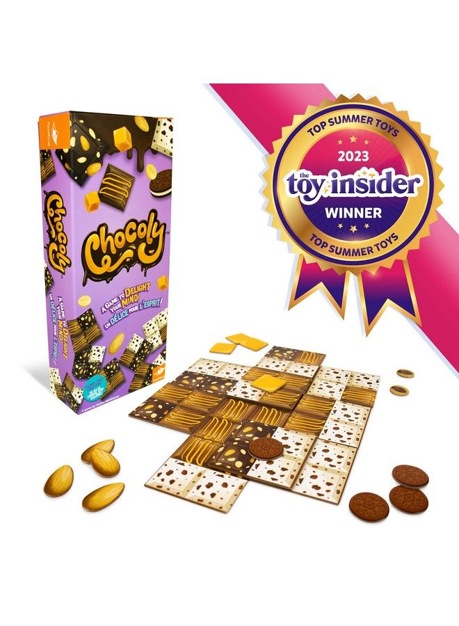 FoxMind Games: Chocoly A Calorie Free Logic Game Chocolate Tile Laying Game Up To 4 Players 8 And Up. - Image 5