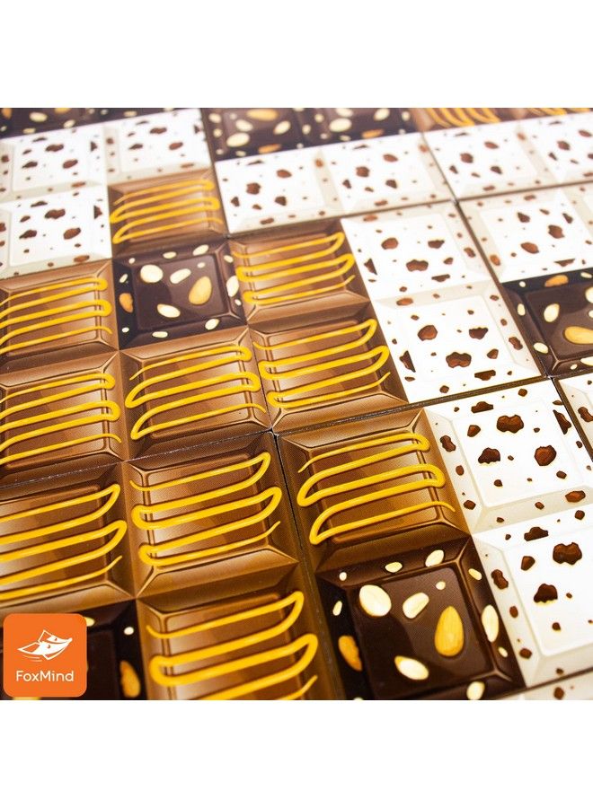 FoxMind Games: Chocoly A Calorie Free Logic Game Chocolate Tile Laying Game Up To 4 Players 8 And Up. - Image 3