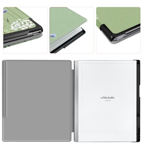Aippdo Case for Remarkable 2 Paper Tablet 10.3" 2020 Released,Lightweight and Hard Back Shell Protective Book Folio Cover with Built-in Pen Holder,Comes with Remarkable 2 Pen Tips. - Image 2