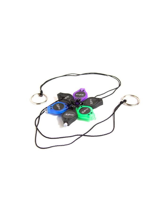 GloFX - 6 Led Spinning Orbit: Pure Bliss Multicolor Pattern Flow Rave Toy - Image 1